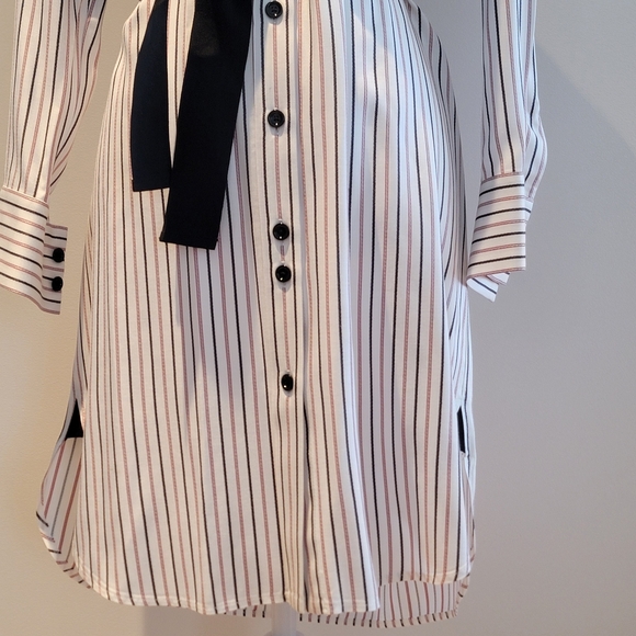 ❤️MAJE STRIPED SHIRT DRESS - Picture 3 of 12